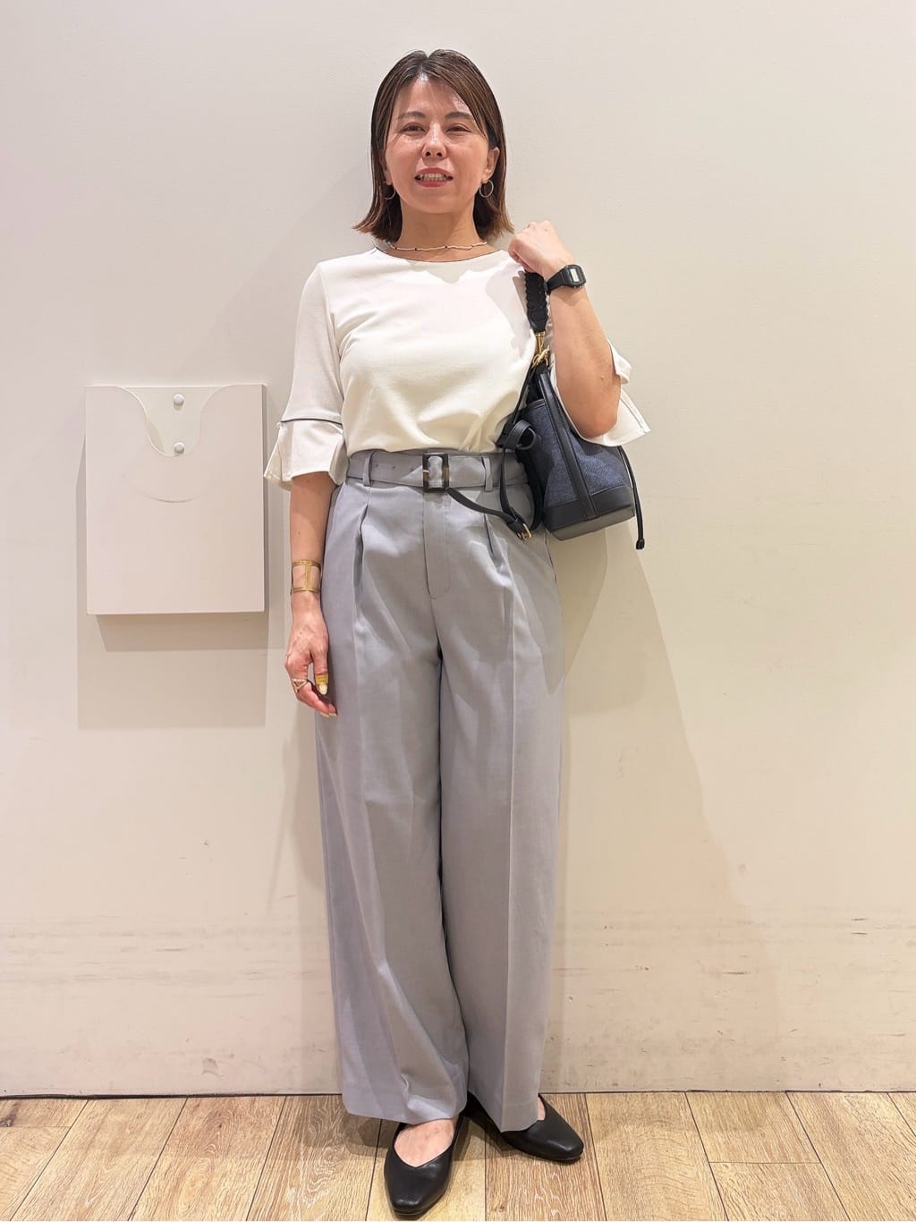 YUKOさんの「index｜ストレッチテーラードジャケット／セットアップ対応【洗濯機OK】」を使ったコーディネート