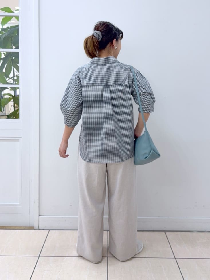 Osawaさんの「Dessin｜【洗える】スキッパーシャツブラウス」を使ったコーディネート
