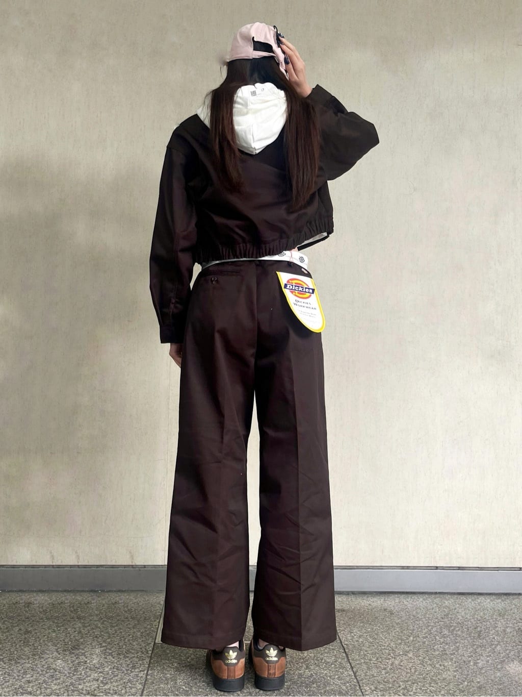 ももさんの「OPAQUE.CLIP｜【Dickies(R)&times;OPAQUE.CLIP】ステンカラーブルゾン」を使ったコーディネート