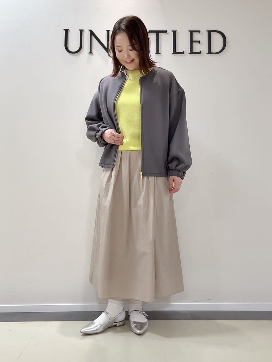 YUIさんの「UNTITLED｜◆【春アウター/ゆったり】ダンボールジップブルゾン」を使ったコーディネート