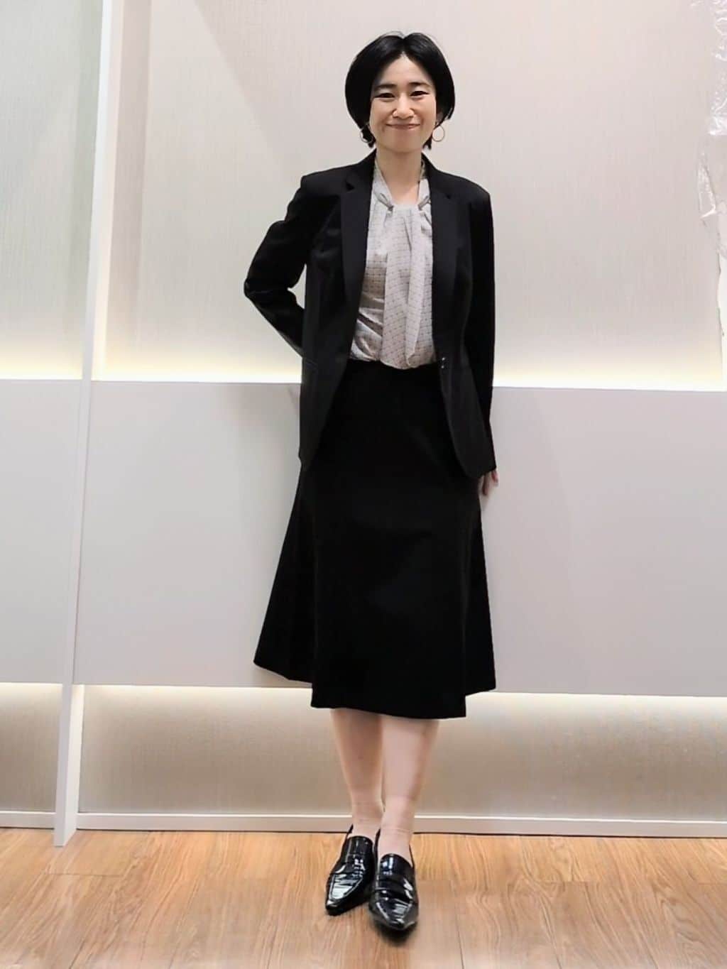 ミズタさんの「UNTITLED｜【UV/接触冷感/スーツ】ジャージテーラードジャケット」を使ったコーディネート