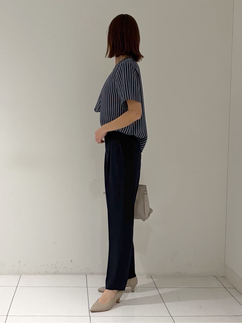 shioriさんの「INDIVI｜【着る日傘】ハーフスリーブダブルジャケット」を使ったコーディネート