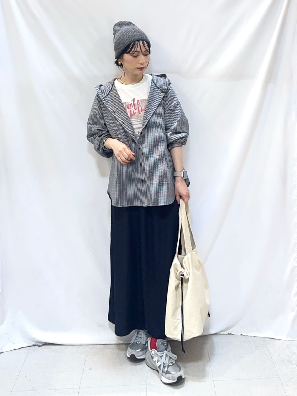 𝐇𝐢𝐫𝐨𝐦𝐢さんの「SHOO･LA･RUE｜【綿100％/S-LL/プチプラ】選べる3柄 プリントアソートTシャツ」を使ったコーディネート