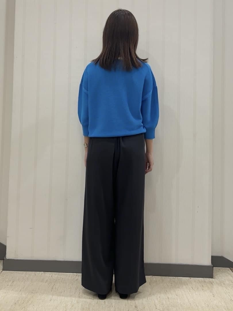 ちひさんの「INDIVI｜【接触冷感／透湿／着る日傘】イージーワイドパンツ」を使ったコーディネート