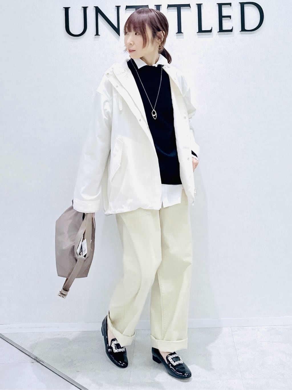 Miwaさんの「UNTITLED｜【洗える】ミラノリブニット」を使ったコーディネート