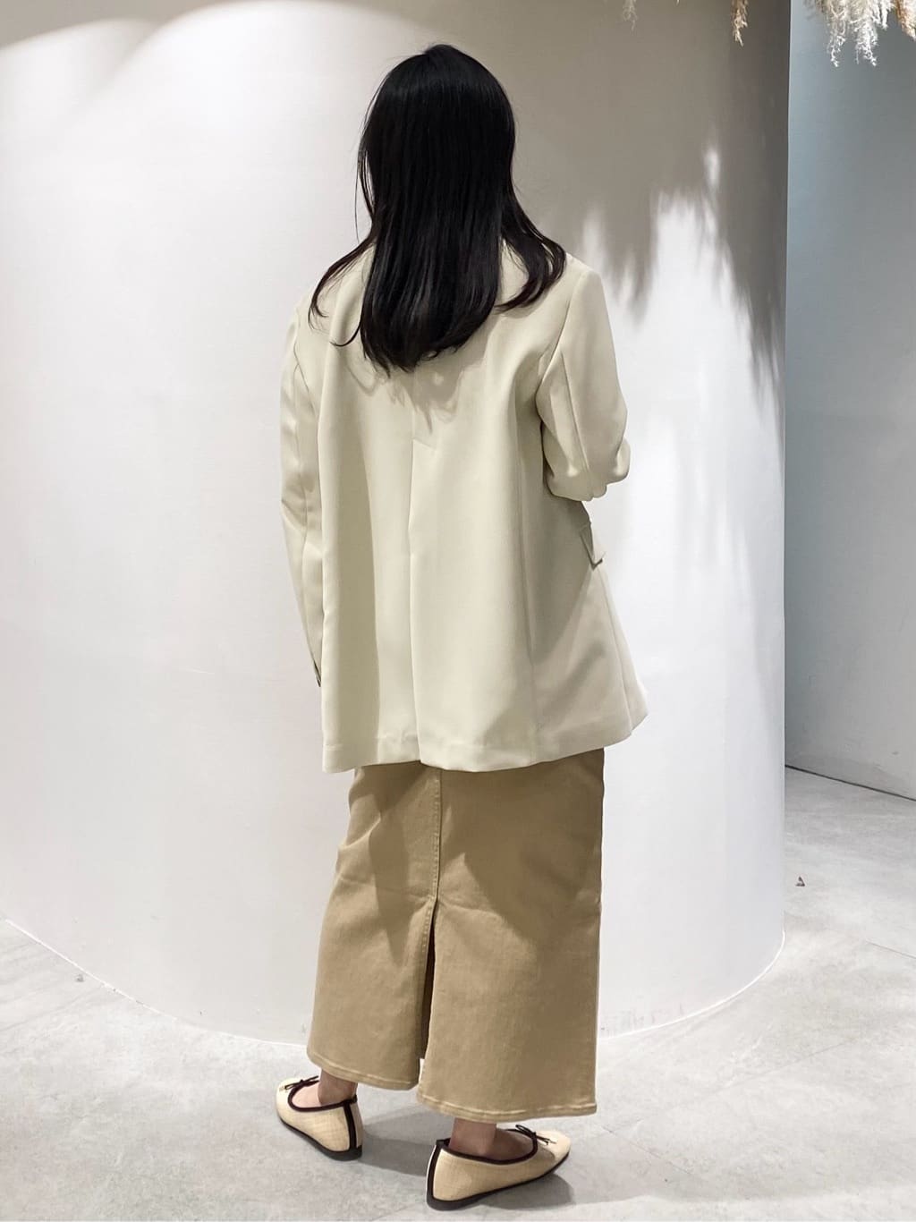 みなみさんの「OPAQUE.CLIP｜【es】ダブルブレストテーラードジャケット/セットアップ対応可【洗える】」を使ったコーディネート