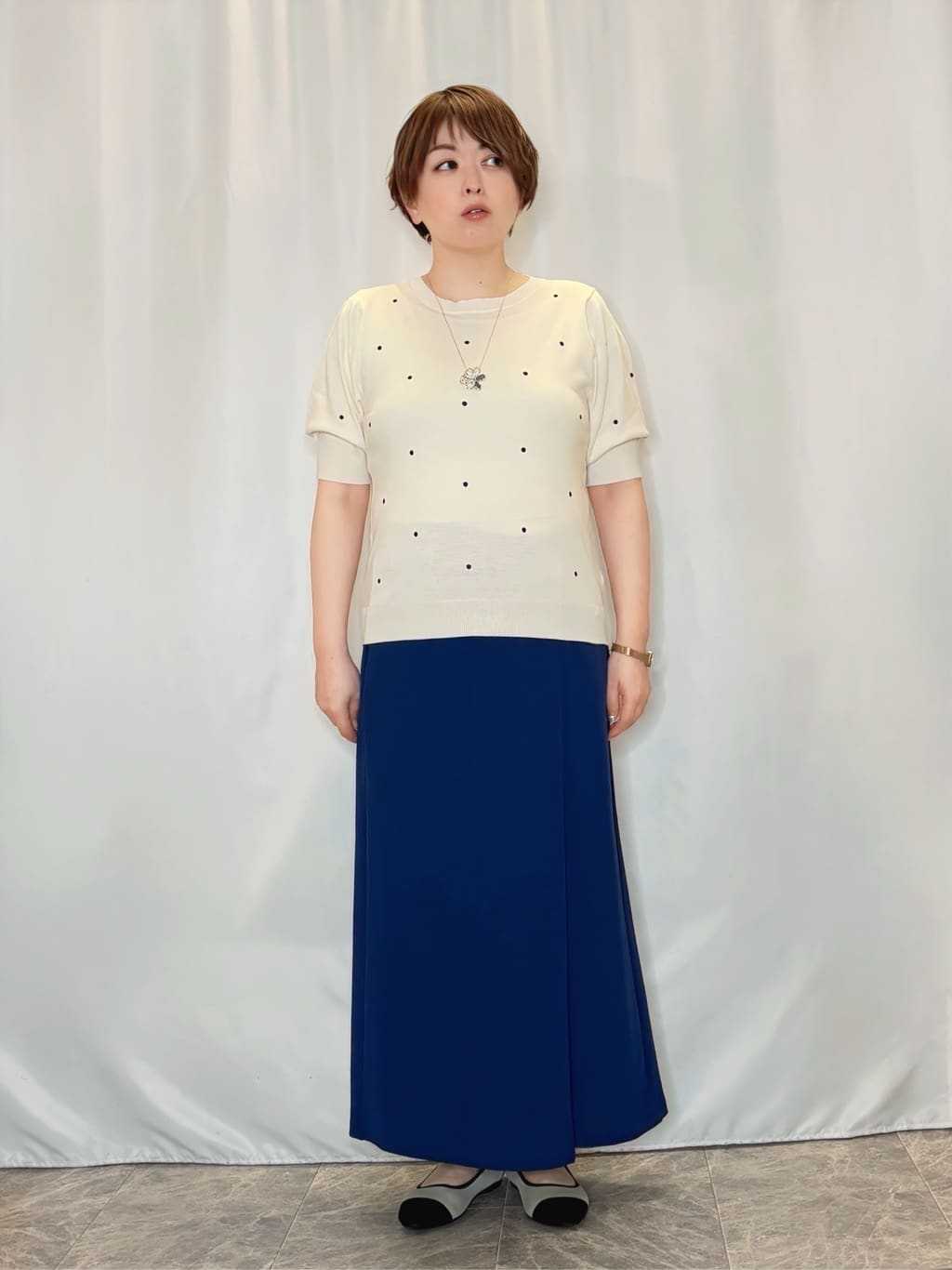 たみさんの「SHOO･LA･RUE｜【洗濯機可/体型カバー】こなれ感をプラスする ライトオンスデニムシャツ」を使ったコーディネート