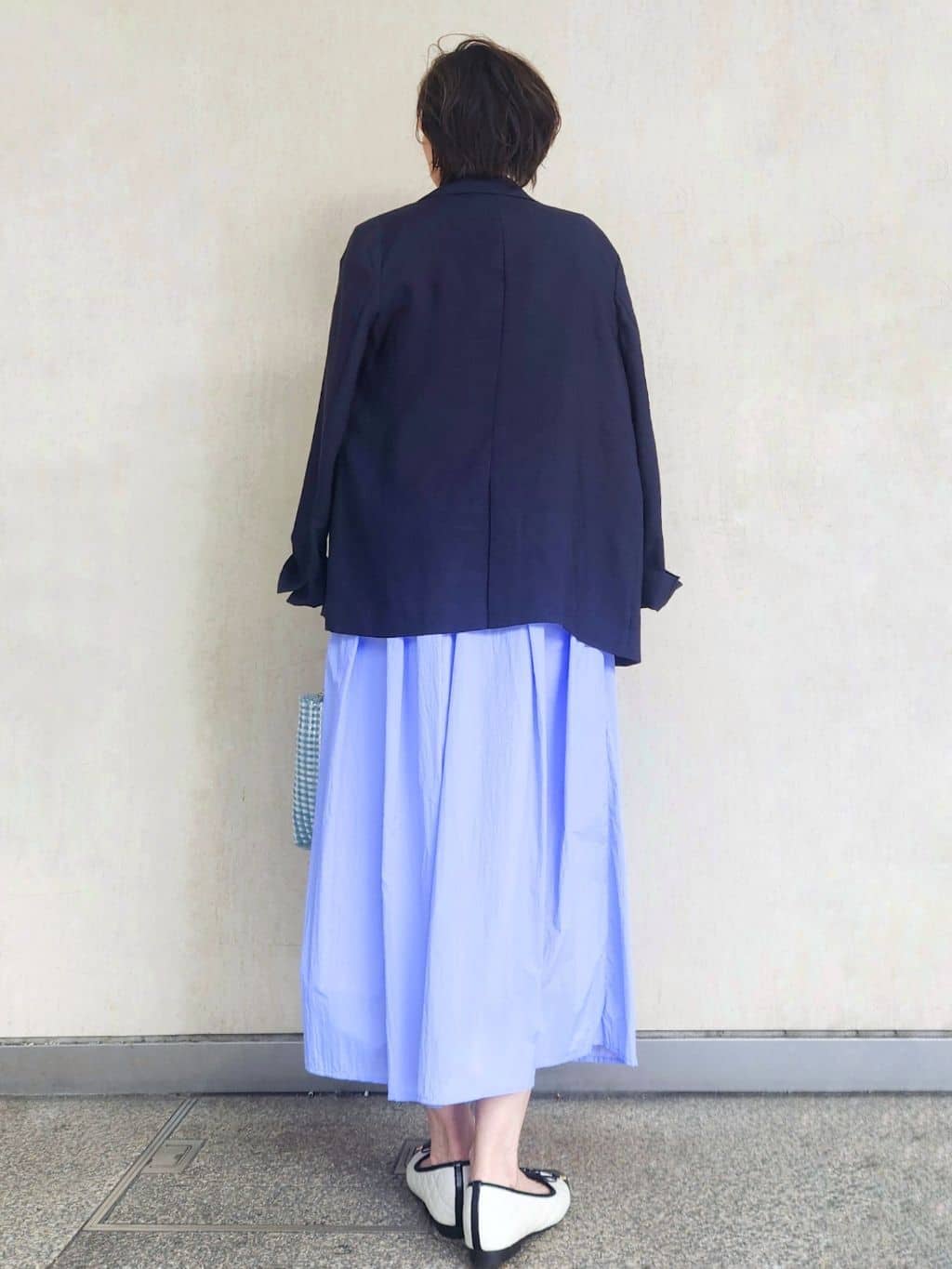 milkyさんの「OPAQUE.CLIP｜【UV／接触冷感】ダブルブレストジャケット《防シワ加工／洗える》」を使ったコーディネート