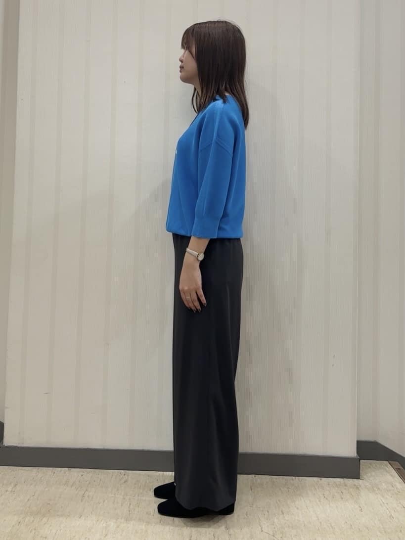 ちひさんの「INDIVI｜【接触冷感／透湿／着る日傘】イージーワイドパンツ」を使ったコーディネート