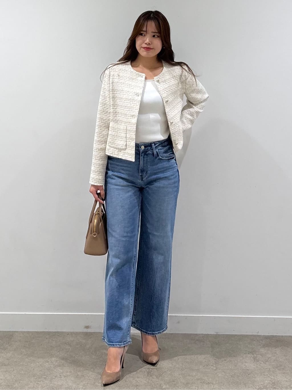 MISAKIさんの「COUP DE CHANCE｜◆【デニムパンツ】Healthy Denim／ Pink Pepper Midrise（ピンクペッパ」を使ったコーディネート
