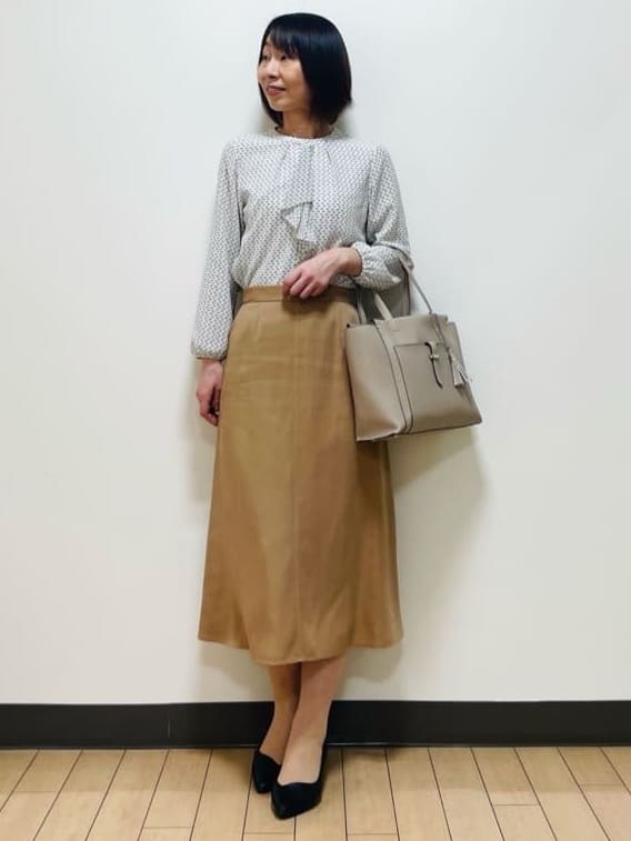 Riiさんの「Reflect｜【アンサンブル可】バイカラーカーディガン」を使ったコーディネート