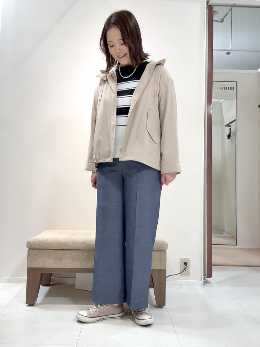 YUIさんの「UNTITLED｜【洗える/はっ水】リラクシーマウンテンパーカー」を使ったコーディネート