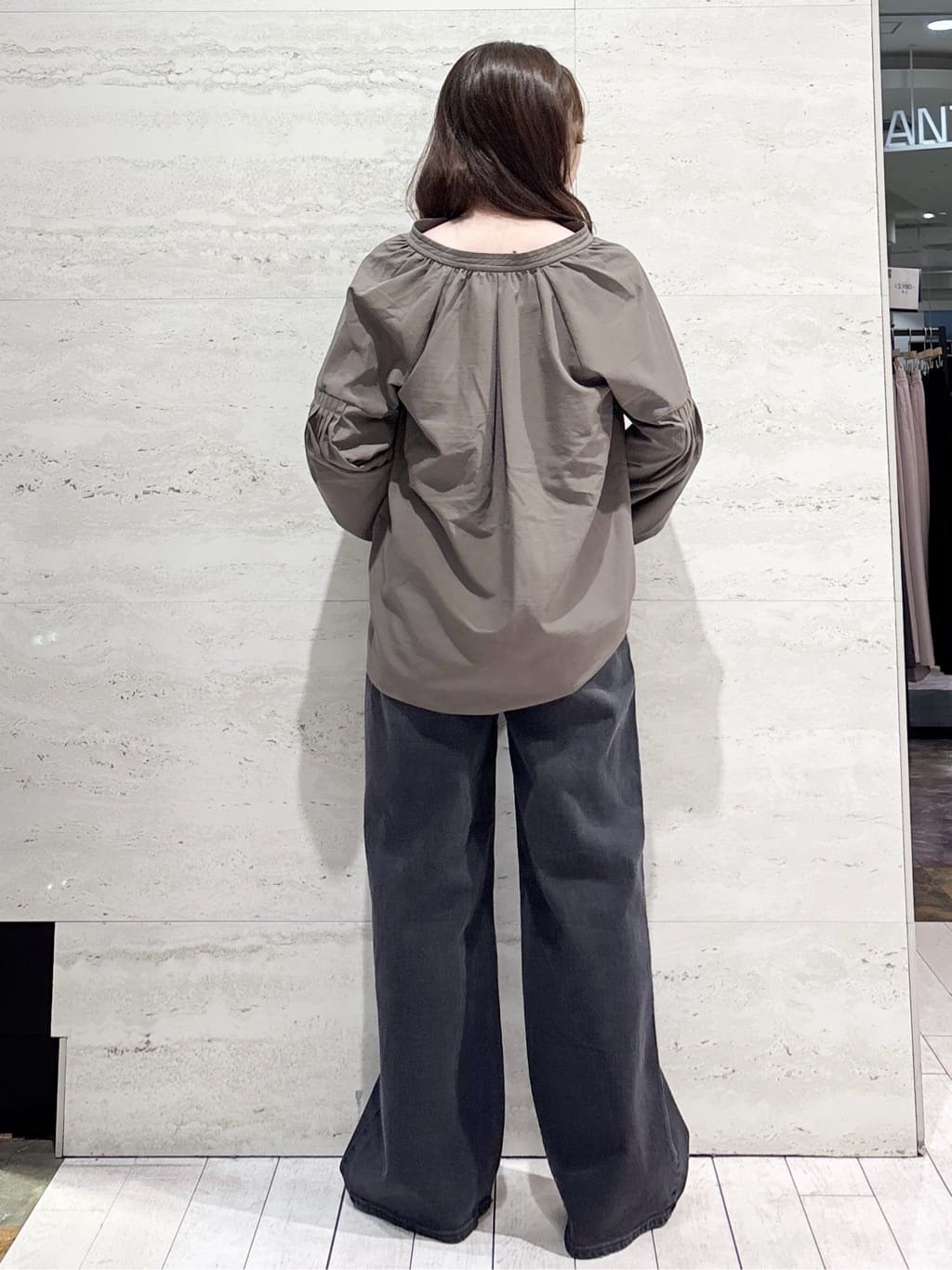 かほさんの「OPAQUE.CLIP｜ストレッチバギーデニム【洗濯機洗い可】《SS～LL》」を使ったコーディネート