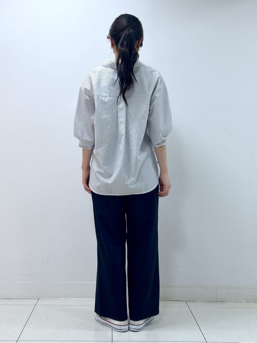 Kaiさんの「Dessin｜【洗える】スキッパーシャツブラウス」を使ったコーディネート