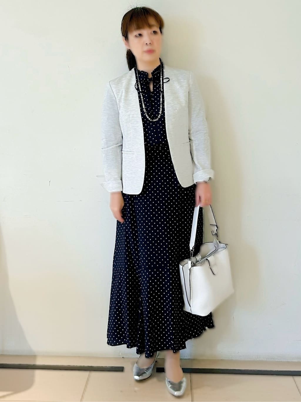 ひーさんの「Reflect｜【SS-4Lサイズ／UVカット／接触冷感】匠ジャケット／ノーカラー」を使ったコーディネート