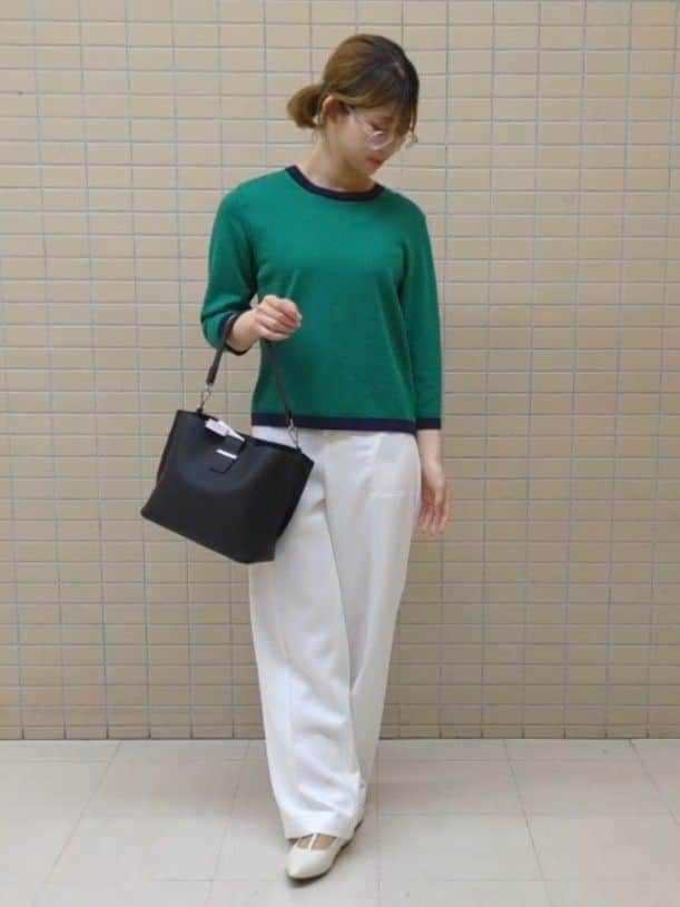 ひまりさんの「Reflect｜ステッチワークストレートワイドパンツ」を使ったコーディネート