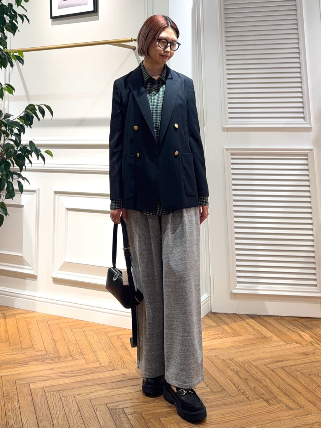 renaさんの「DRESSTERIOR｜コンフォート ダブルブレザー」を使ったコーディネート