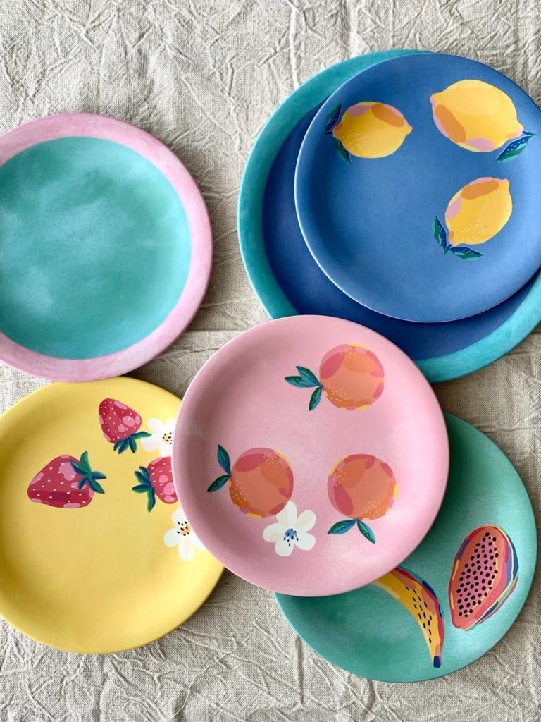 mikachoさんの「212 KITCHEN STORE｜パステルフルーツ サラダプレート 21cm BL ＜ABODE アボード＞」を使ったコーディネート