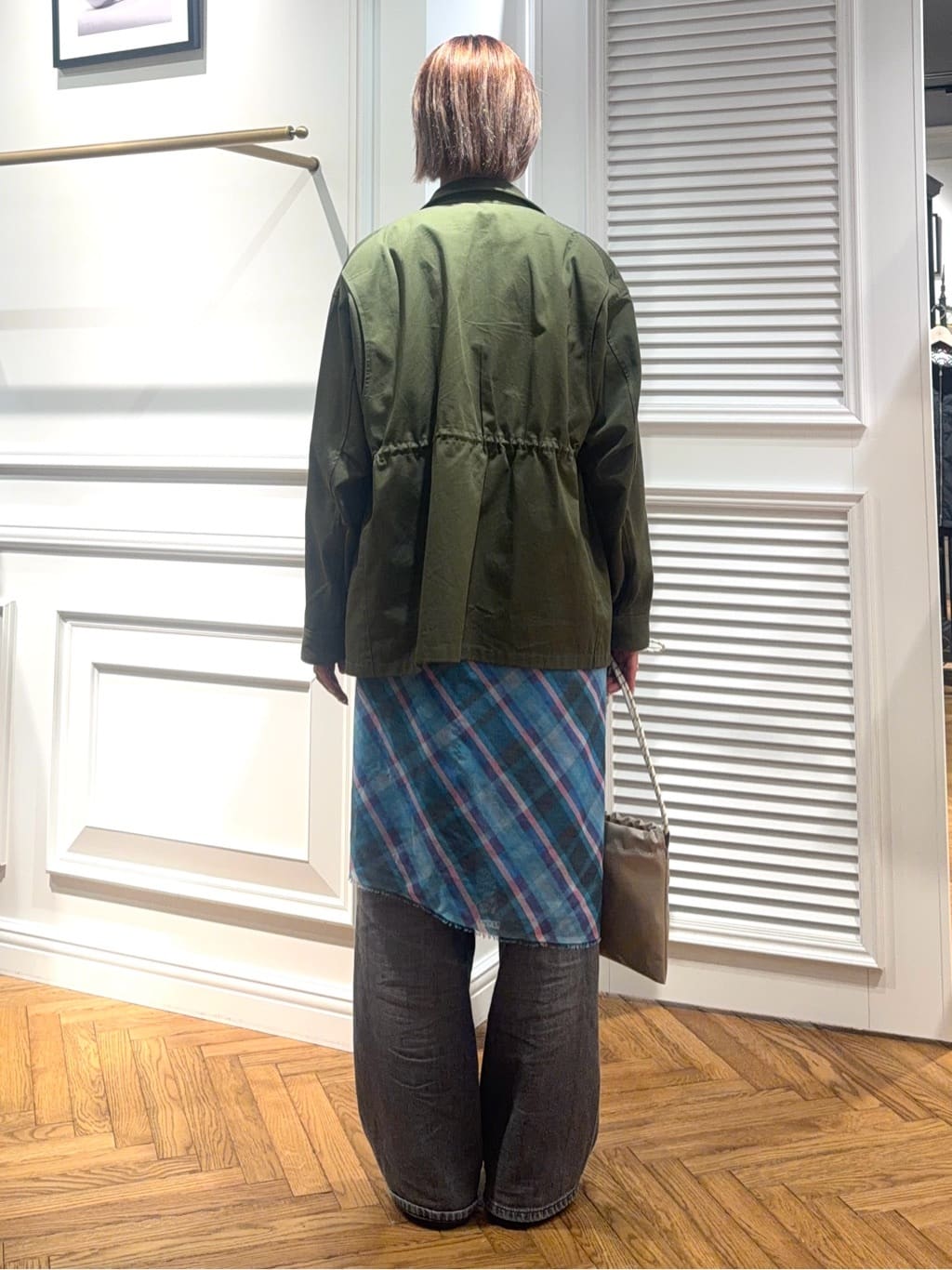 renaさんの「DRESSTERIOR｜【ウォッシャブル】コンパクトコットンミリタリーブルゾン」を使ったコーディネート