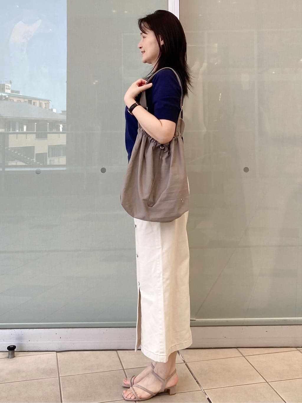 Jeanさんの「OPAQUE.CLIP｜ロゴジャカードニット【洗濯機OK】」を使ったコーディネート