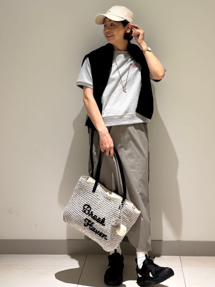 Haruさんの「Dessin｜【洗える】スナップボタンカーディガン」を使ったコーディネート