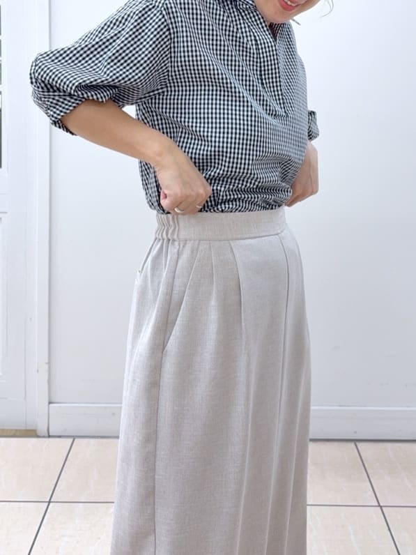 Osawaさんの「Dessin｜【洗える】スキッパーシャツブラウス」を使ったコーディネート