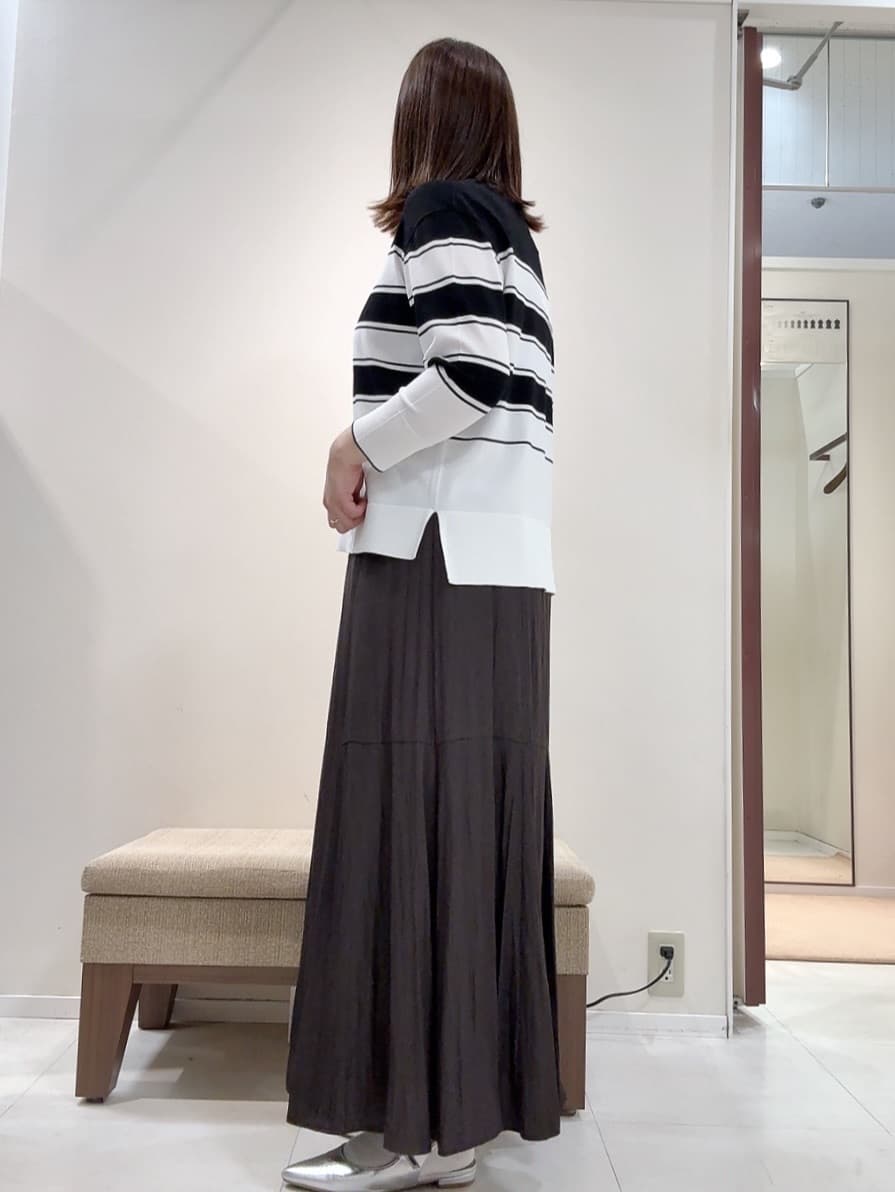 YUIさんの「UNTITLED｜【定番人気/はっ水/洗える】タスランショートトレンチコート」を使ったコーディネート
