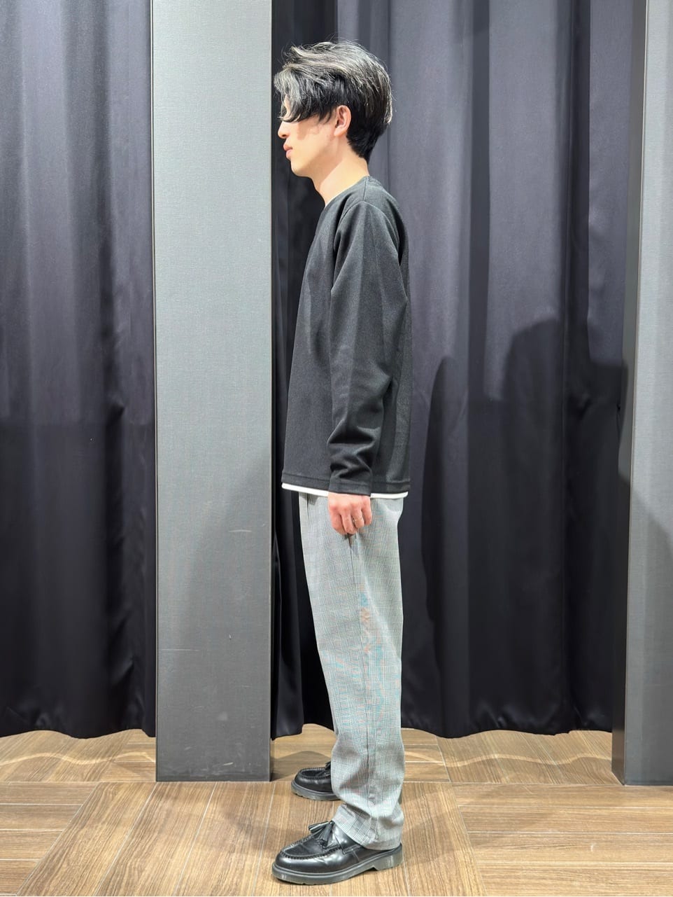 tomoyaさんの「THE SHOP TK｜【とにかく伸びて、しっかり戻る】ハイパーストレッチ イージーパンツ　洗濯機OK」を使ったコーディネート