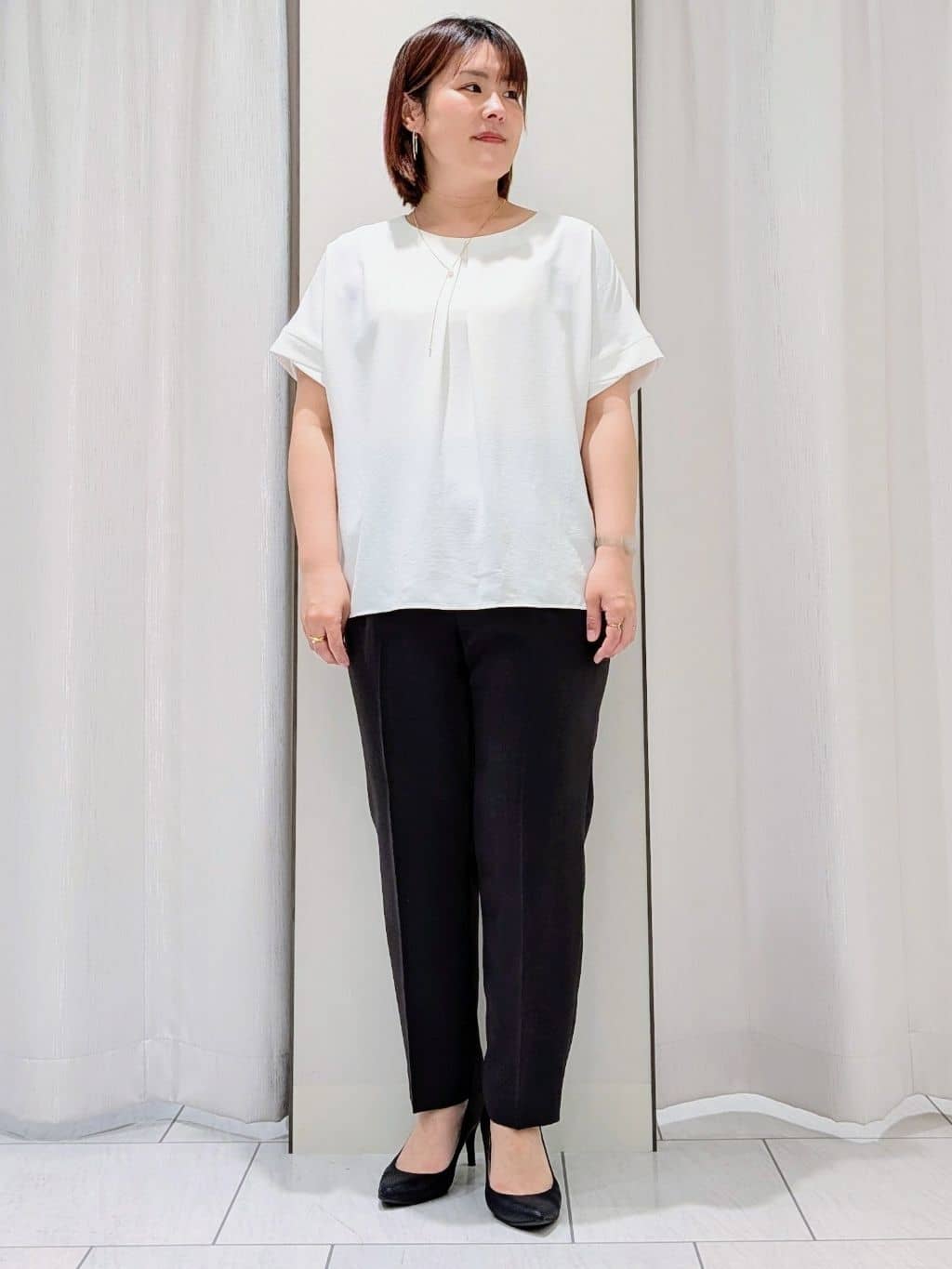 Onumaさんの「UNTITLED｜【セットアップ可/UV/接触冷感】エアリーノーカラージャケット」を使ったコーディネート