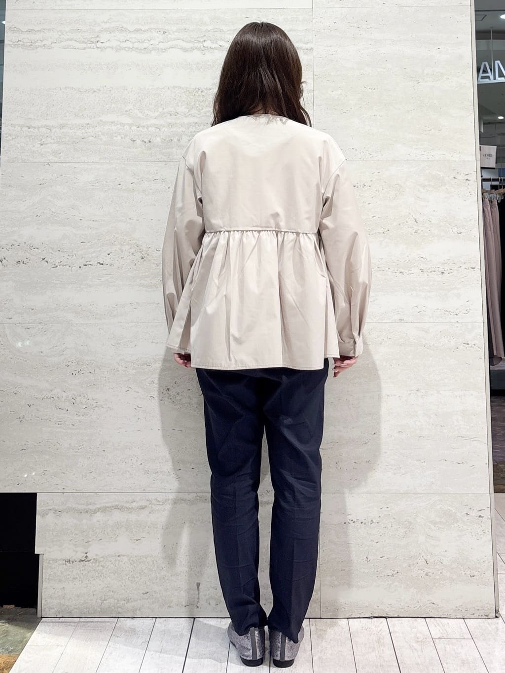 かほさんの「OPAQUE.CLIP｜ハイストレッチイージースティックパンツ【洗濯機OK】」を使ったコーディネート