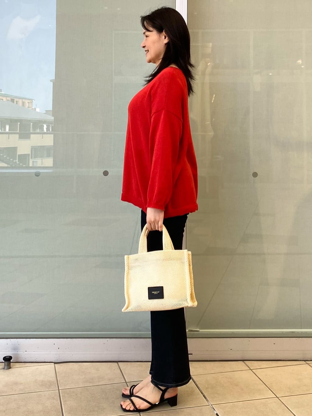 Jeanさんの「OPAQUE.CLIP｜麻混リラクシーニット【洗濯機OK】」を使ったコーディネート