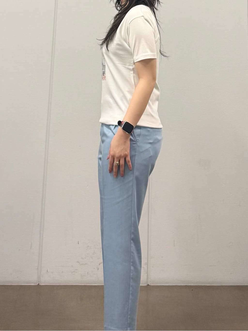 mizukiさんの「INDIVI｜【接触冷感／透湿／着る日傘】ドルマンダブルジャケット」を使ったコーディネート