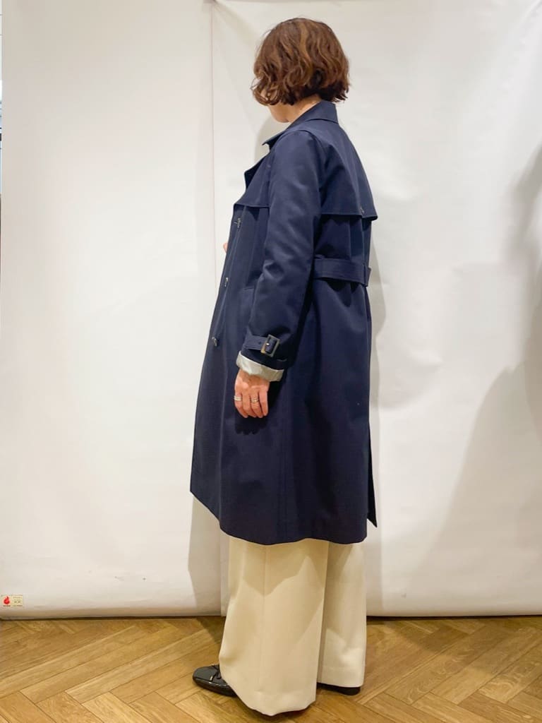 なかさんの「index｜フリルキーネックシャツ【洗濯機OK／イージーアイロン／防シワ】《XS～LL／7col》」を使ったコーディネート