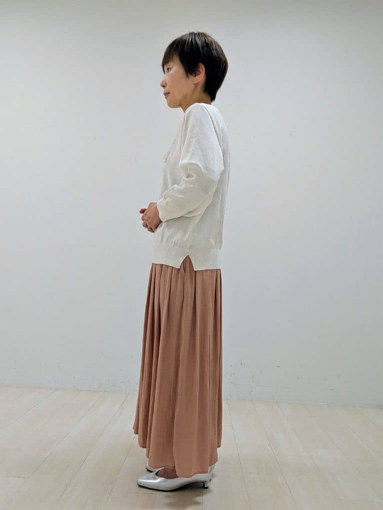 nishiさんの「Reflect｜【セットアップ可】ジップアップレースショートブルゾン」を使ったコーディネート