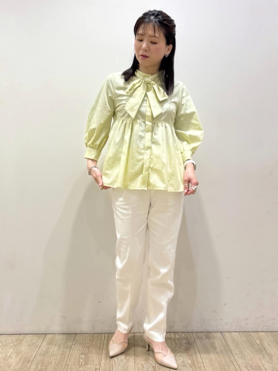 mameさんの「index｜《再入荷》ダブルブレストテーラードジャケット【接触冷感／吸水速乾／イージーアイロン／防シワ／洗濯機O」を使ったコーディネート