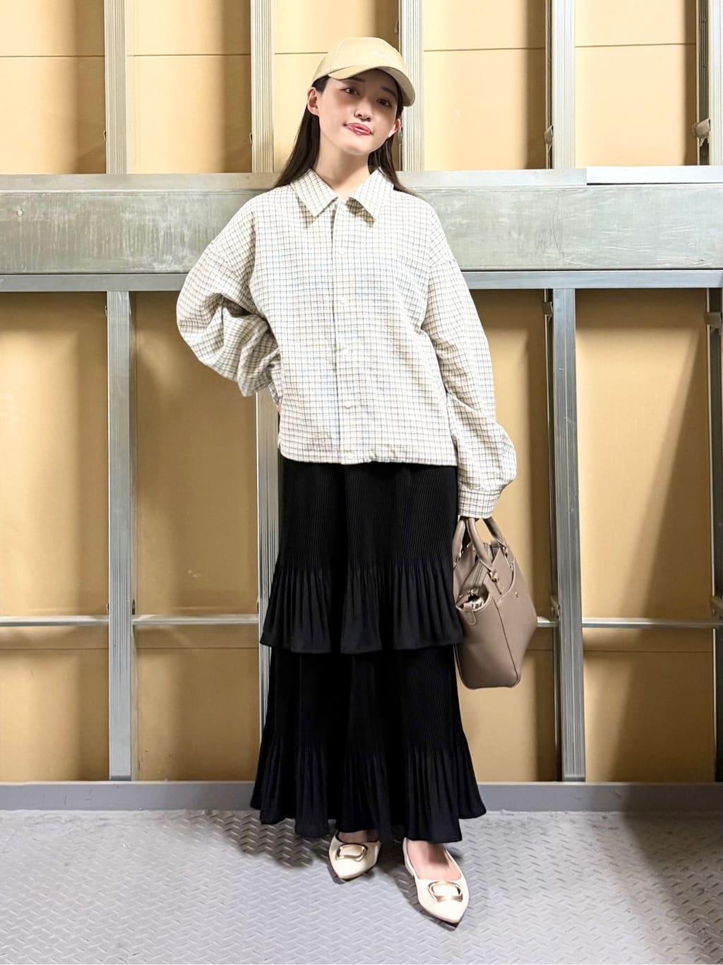sahoさんの「THE SHOP TK｜ショート丈シャツブルゾン」を使ったコーディネート