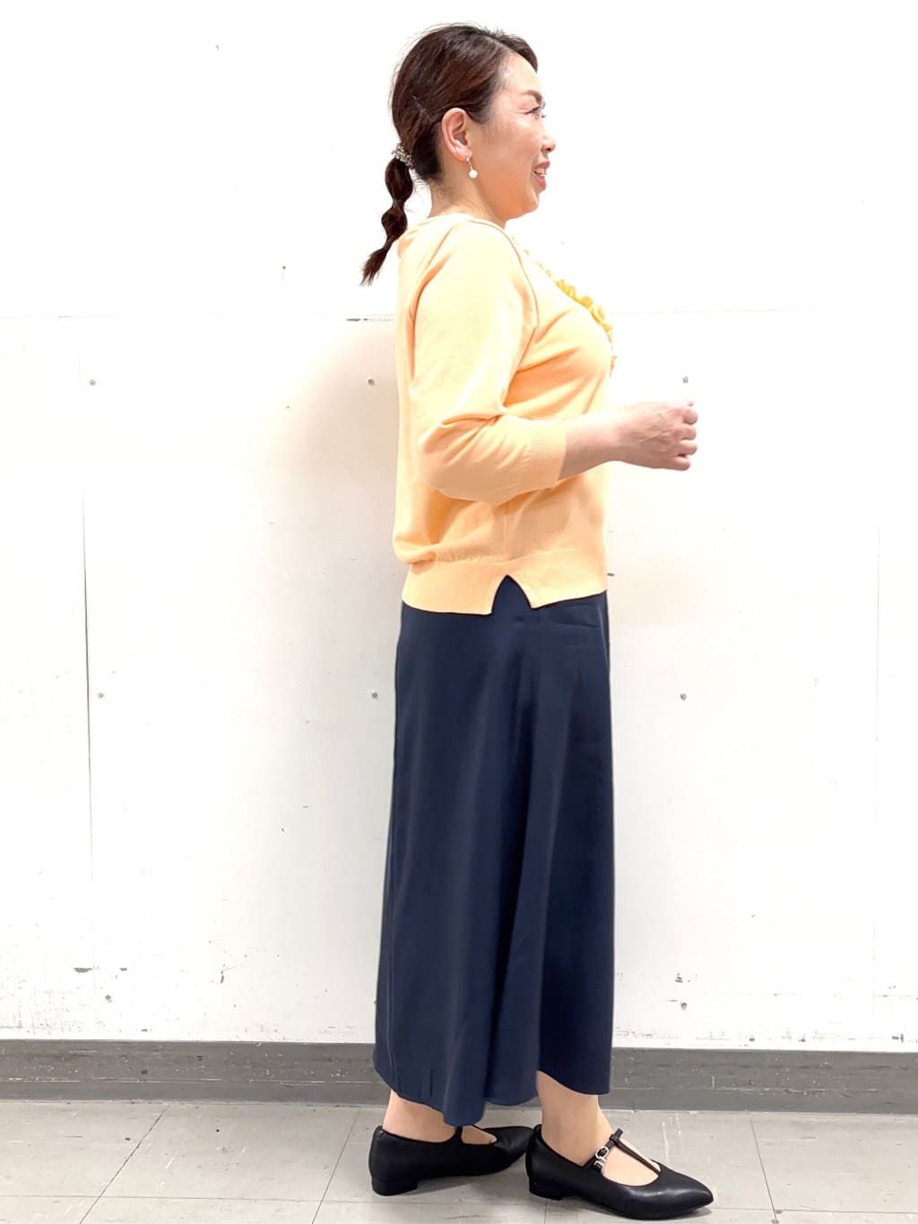 keiさんの「Reflect｜フロントフリルデザインニット」を使ったコーディネート