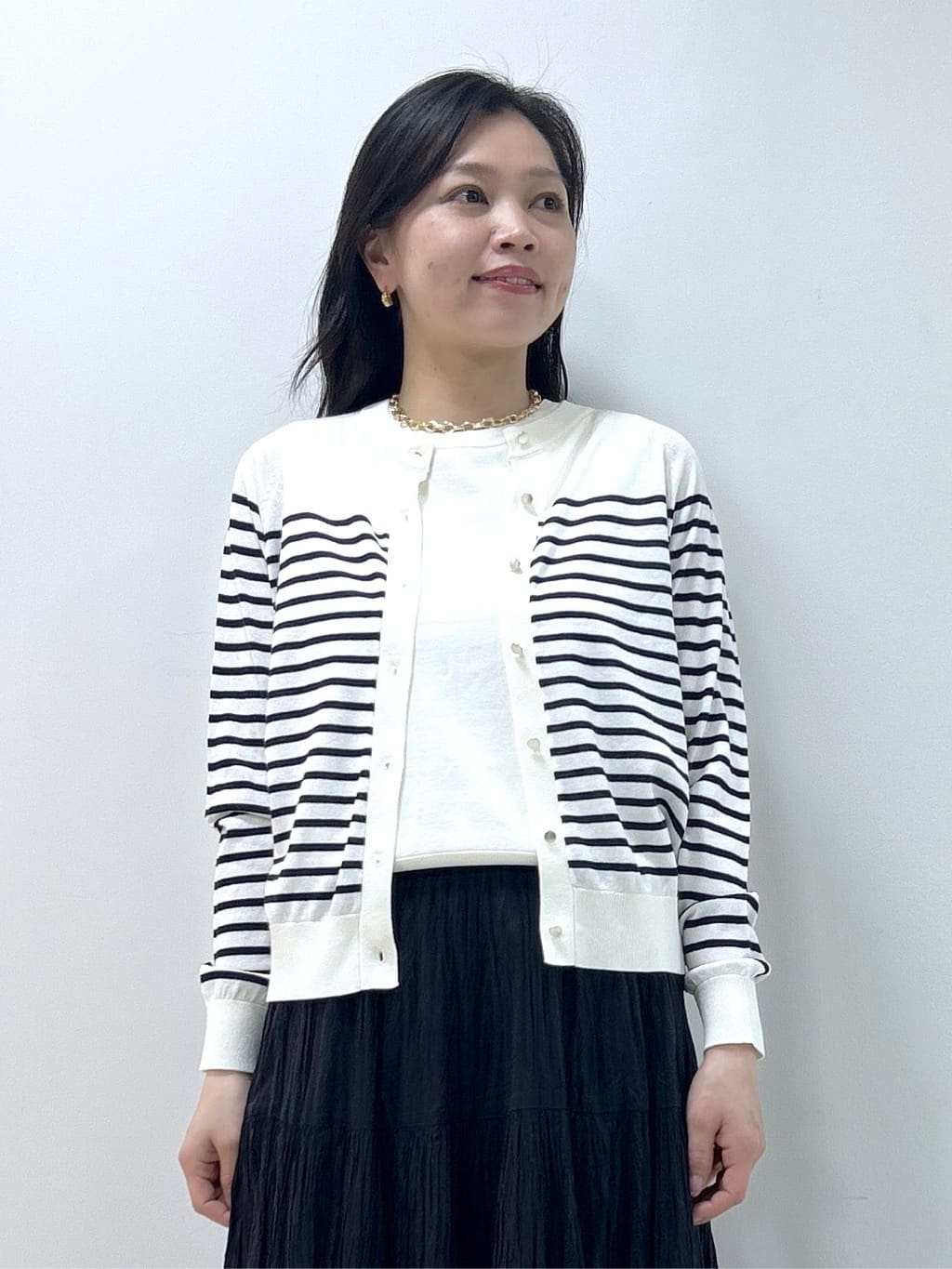 Kaiさんの「Dessin｜【2点セット/洗える】アンサンブルニット」を使ったコーディネート