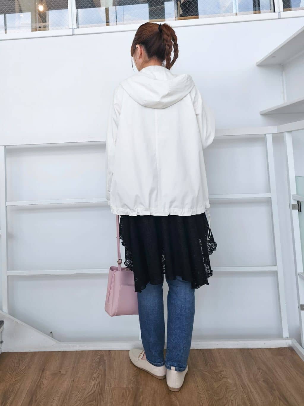 ゆゆさんの「SHOO･LA･RUE｜【前後2WAYネック】レイヤードスタイルにおすすめ レースキャミチュニック」を使ったコーディネート