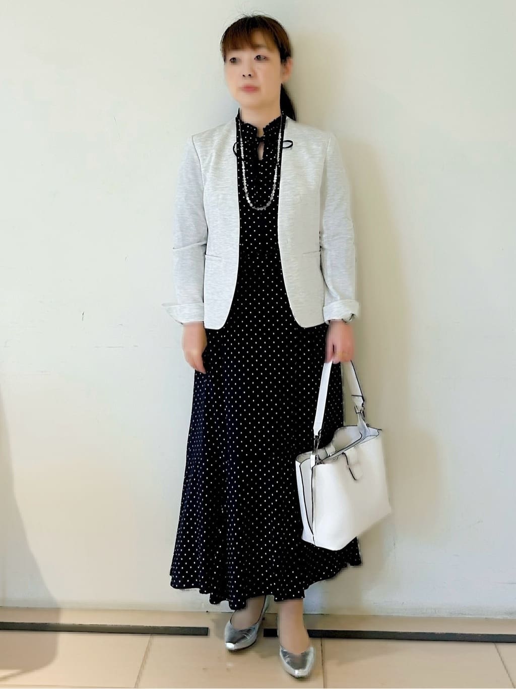 ひーさんの「Reflect｜【SS-4Lサイズ／UVカット／接触冷感】匠ジャケット／ノーカラー」を使ったコーディネート