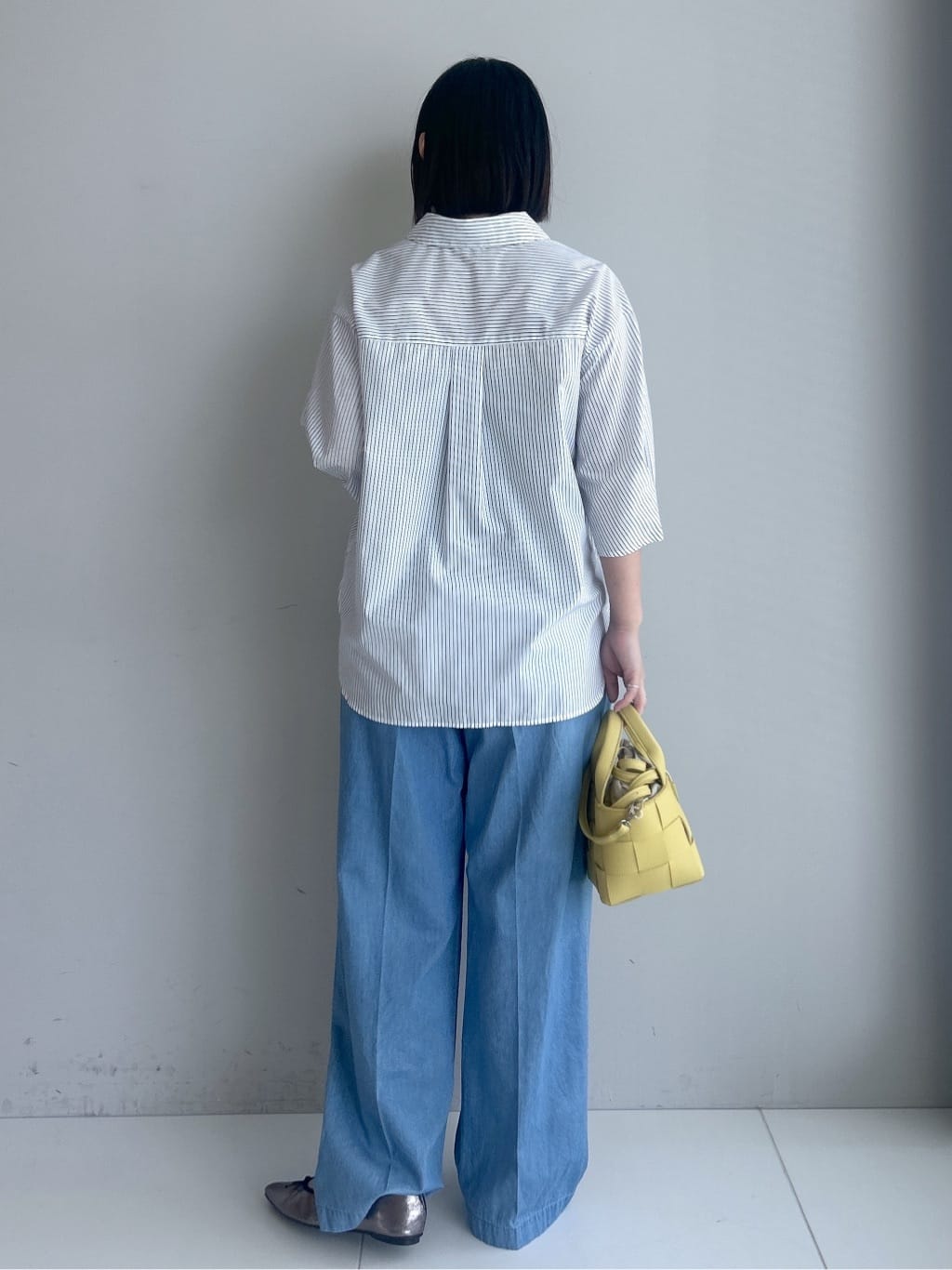 Hirokaさんの「Dessin｜【洗える】スキッパーシャツブラウス」を使ったコーディネート