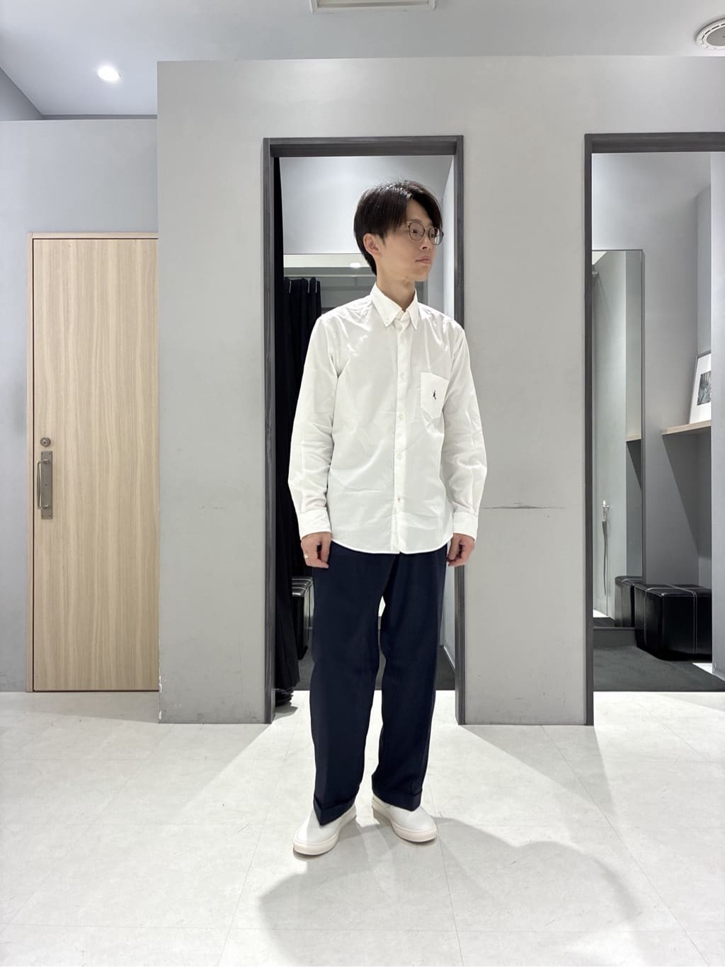 わいずみさんの「TAKEO KIKUCHI｜【洗える】カラースプリングニット」を使ったコーディネート