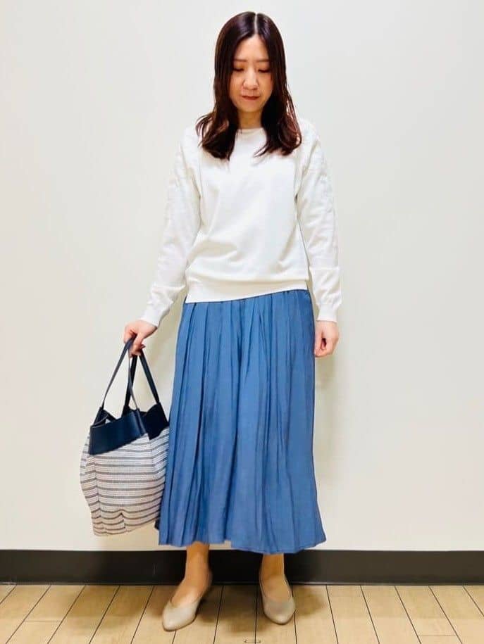 miiiさんの「Reflect｜レースデザインスリーブニットプルオーバー」を使ったコーディネート