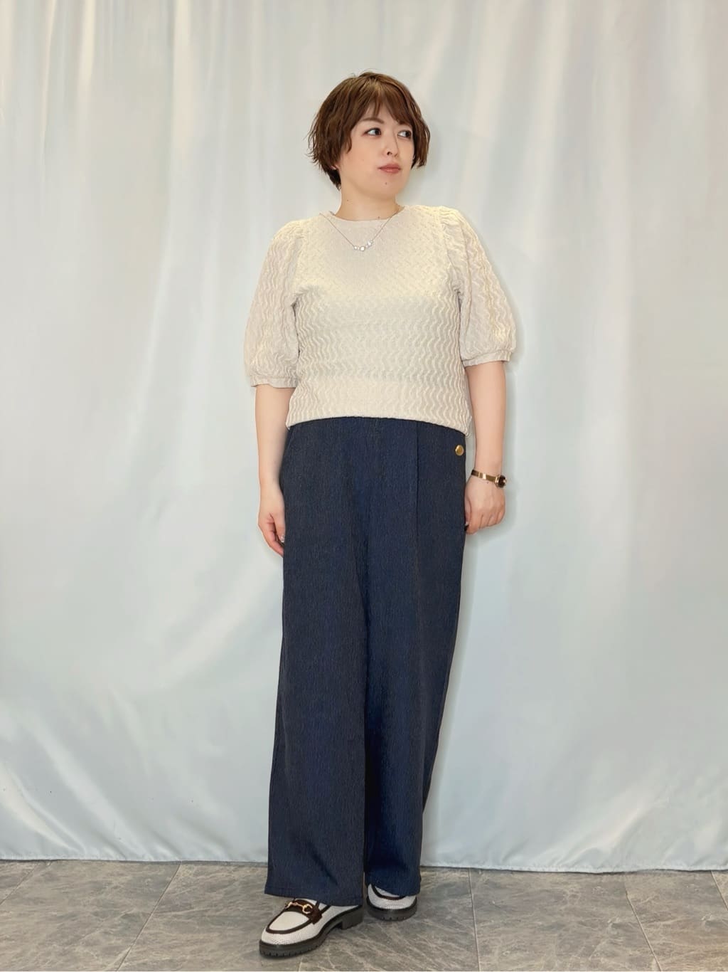 たみさんの「SHOO･LA･RUE｜メッシュローファー」を使ったコーディネート