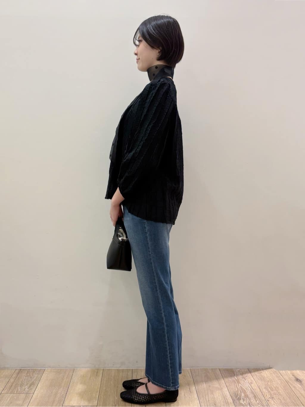 RINさんの「OPAQUE.CLIP｜フリンジジャカードブラウス【洗濯機OK】」を使ったコーディネート