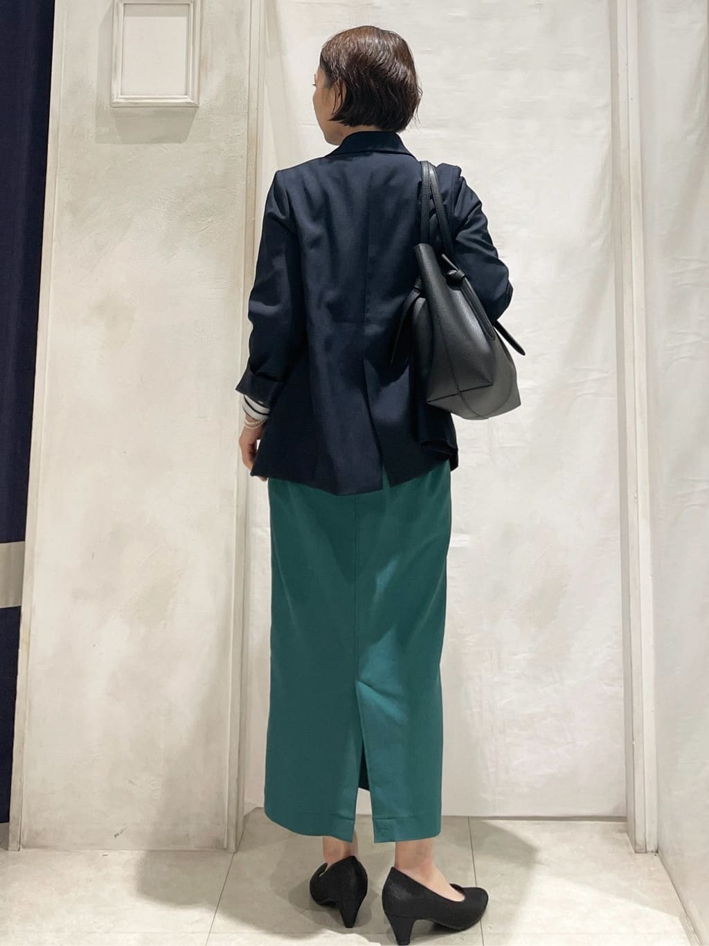 hiroさんの「grove｜【マシンウォッシュ/防シワ】ダブルテーラードジャケット【着回しカセット】」を使ったコーディネート