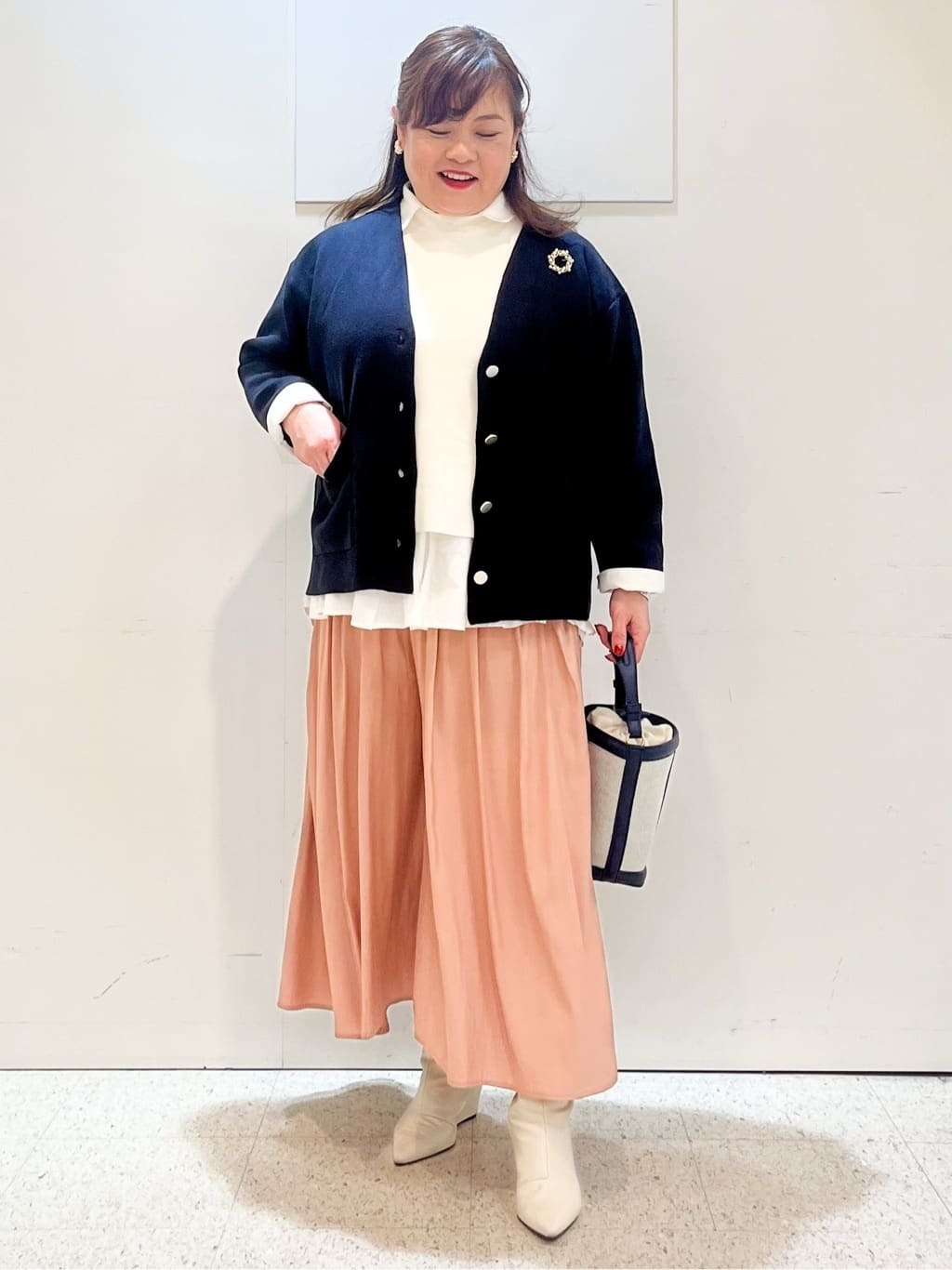 kimmyさんの「Reflect｜【着回し力◎】ジャケット風ニットカーディガン」を使ったコーディネート