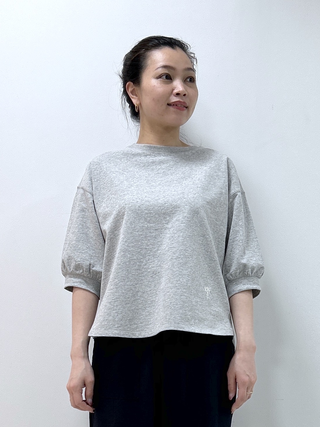 Kaiさんの「Dessin｜【360度可愛い】バックヘンリーカットソー5分袖」を使ったコーディネート