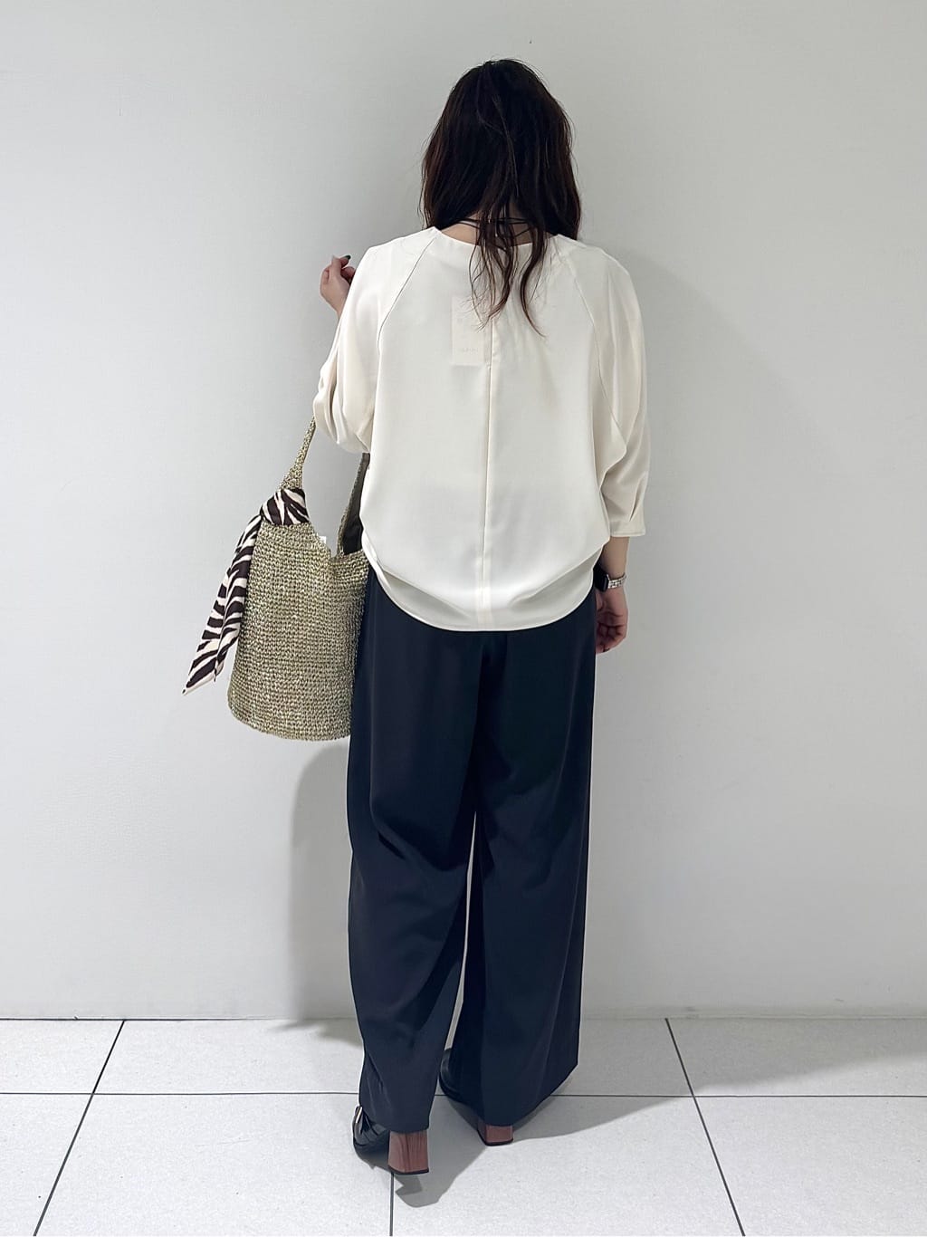 そんさんの「INDIVI｜【接触冷感／透湿／着る日傘】ドルマントップス」を使ったコーディネート