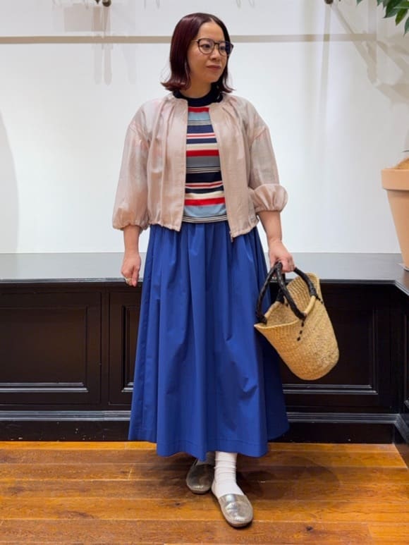 Asamiさんの「DRESSTERIOR｜◆【otonaMUSE5月号掲載】コットンシルクマルチボーダーニット」を使ったコーディネート